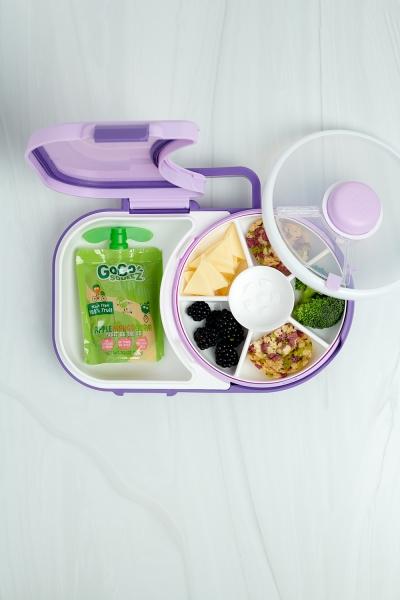 Actual product image GöBe Lunchbox for children with snack spinner