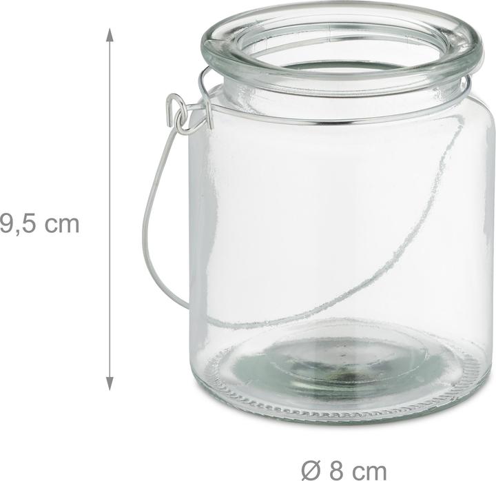 Actual product image Relaxdays 12x lantern (1 x, 8 x 8 x 9.5 cm)