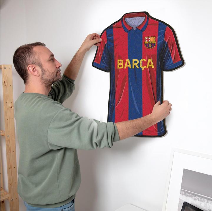 Produktbild Iconic FC Barcelona - Trikot - Holz Puzzle Grösse M (270 Teile) (270 Teile)