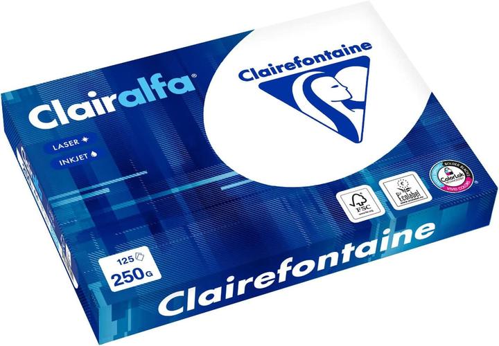Actual product image Clairefontaine Clairalfa (250 g/m², 125 x, A4)
