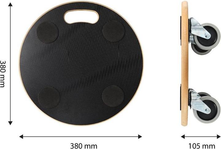 Image du produit Toolcraft TO-8997048 Chariot de transport Capacité de charge (max.) : 200 kg 380 mm x 380 mm (200 kg)