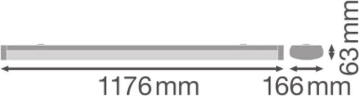 Actual product image Ledvance LN SF 1200 P 32W 830 (4160 lm)
