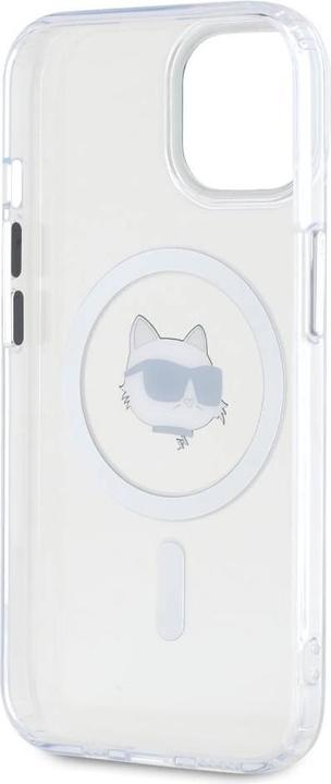 Image du produit Karl Lagerfeld IML Choupette Tête Métallique Cadre MagSafe Etui pour iPhone 15 Transparent (Apple iPhone 15)