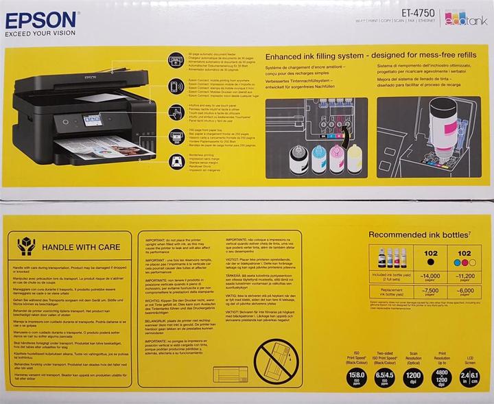 Productafbeelding Epson ET-4750 EcoTank (Inktreservoir, Kleur)