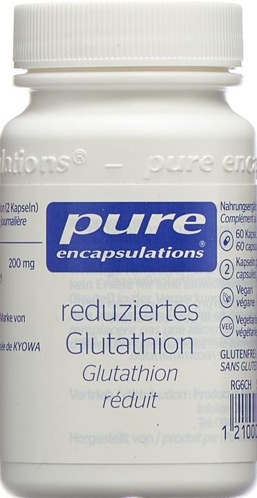 Actual product image Pure encapsulations Reduced glutathione (60 Piece, Capsules, 35 g)