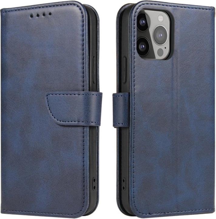 Actual product image Hurtel Magnet Case for Samsung A55 with flap and wallet - blue (Samsung Galaxy A55)