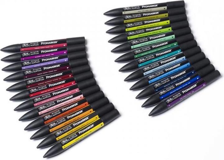 Image du produit Winsor & Newton Promarker (Noir, 24 x)