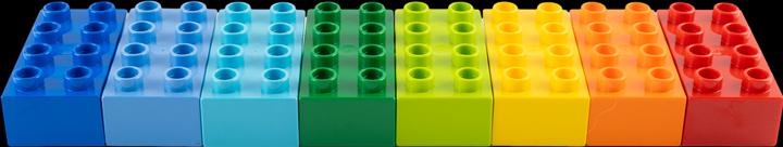 Actual product image LEGO Duplo 2x4 bricks - 500 pieces - basic bricks 3011 BRAND NEW (3011)