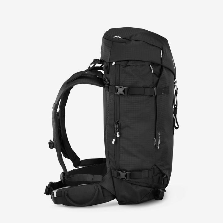 Image du produit Simond Sac à dos d'alpinisme polyvalent et modulable, Alpinism 33 noir (33 l)