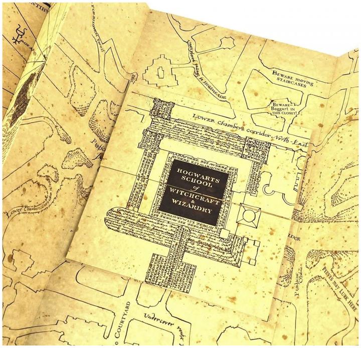 Produktbild Noble Collection Harry Potter Replik 1/1 Die Karte des Herumtreibers (Deutsch)