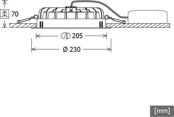 Produktbild LTS LED-Einbaudownlight (2860 lm)