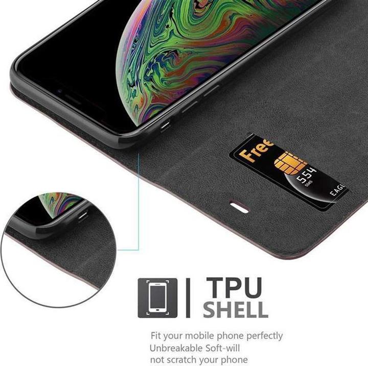 Produktbild Cadorabo Book Invisible Magnet Cover (Apple iPhone XS Max)
