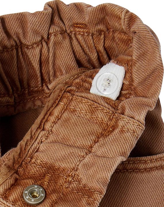 Actual product image Vertbaudet Girls' paperbag trousers with fabric belt (146)