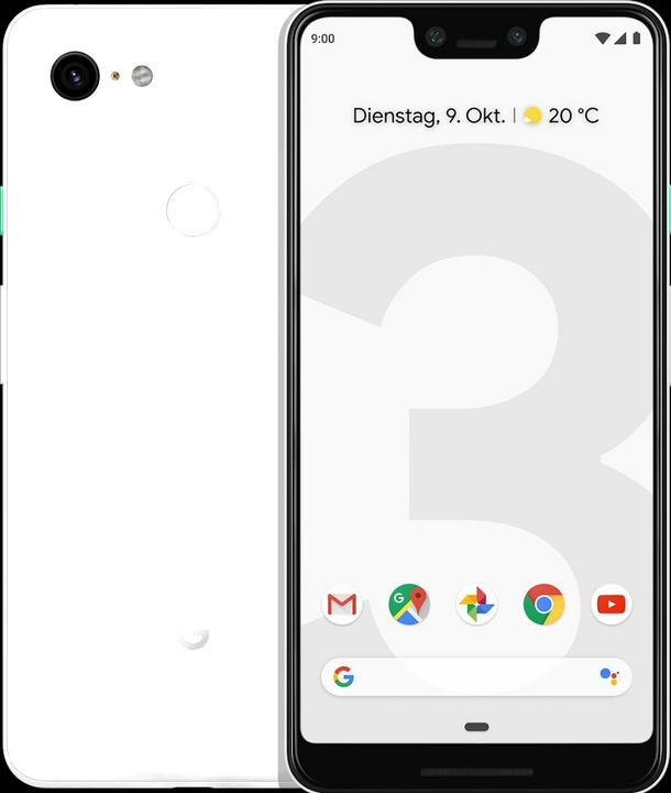 Google Pixel 3 XL (64 GB, Clearly White, 6.30", SIM singola, 12.20 Mpx, 4G)