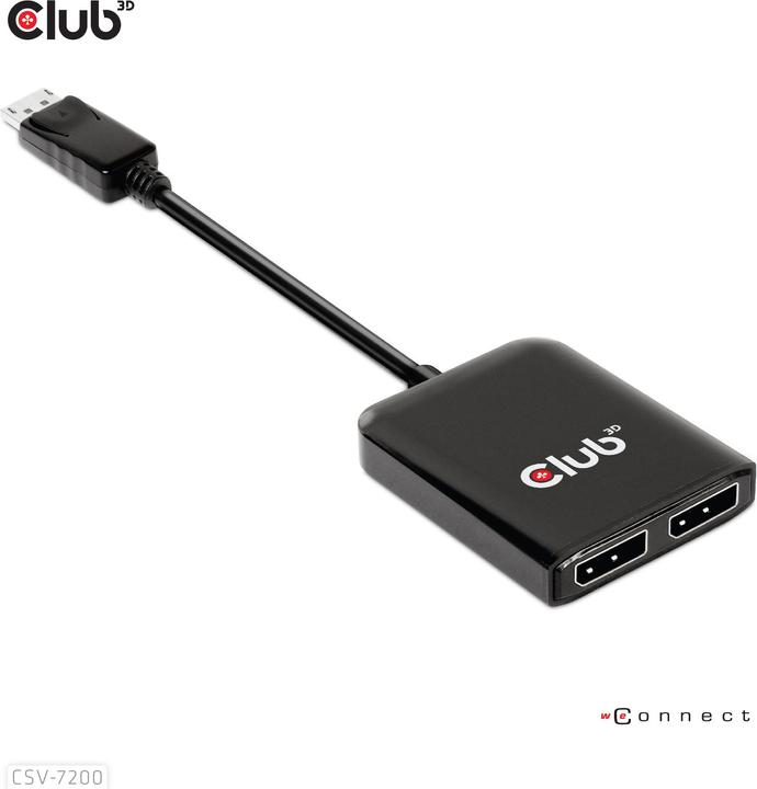 Produktbild Club 3D Club3D Multi Streaming Transport Hub 1xDP -> DP/HDMI (HDMI, 2 cm)