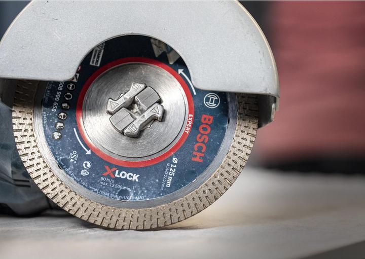 Immagine prodotto Bosch Professional Zubehör Dischi da taglio diamantati Expert HardCeramic X-LOCK, 125 x 22,23 x 1,4 x 10 mm
