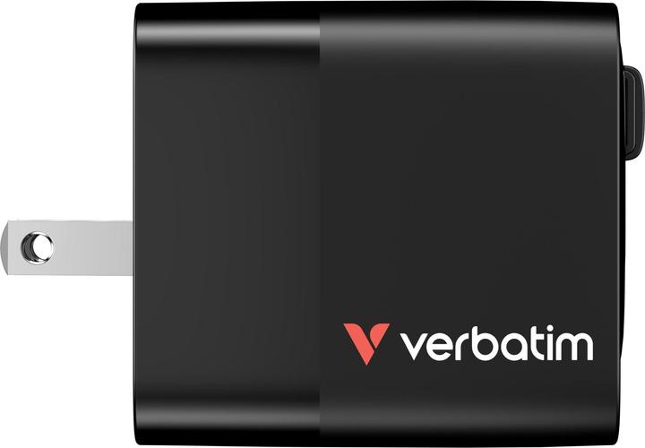 Productafbeelding Verbatim GaN Oplader 65W Intrekbare Kabel (65 W)
