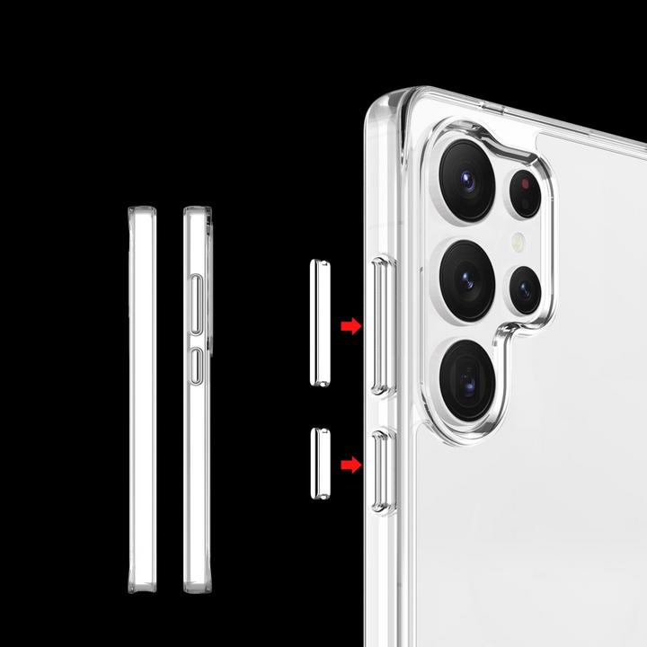 Produktbild Deltalabs Gummi Hülle Case mit Kameraschutz (Samsung Galaxy S25 Ultra)