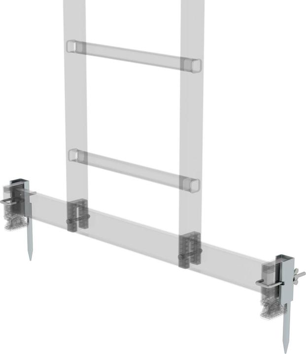 Produktbild Munk Erdspitzen für Leitern ab Baujahr 2005 mit nivello-Leiterschuh (Gerüst, 24 cm)