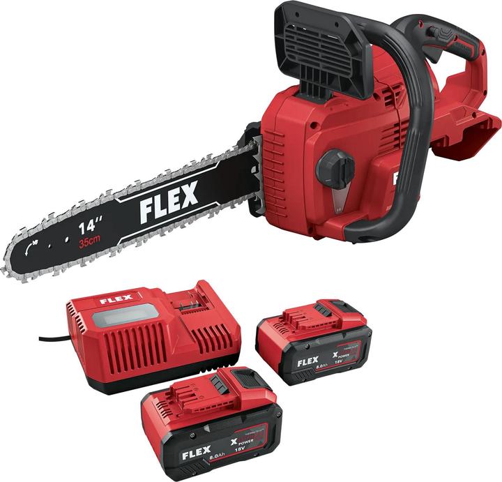 Produktbild GCS Akumuliatorinis grandininis pjūklas FLEX 35 2x18-EC (Akku Kettensäge)