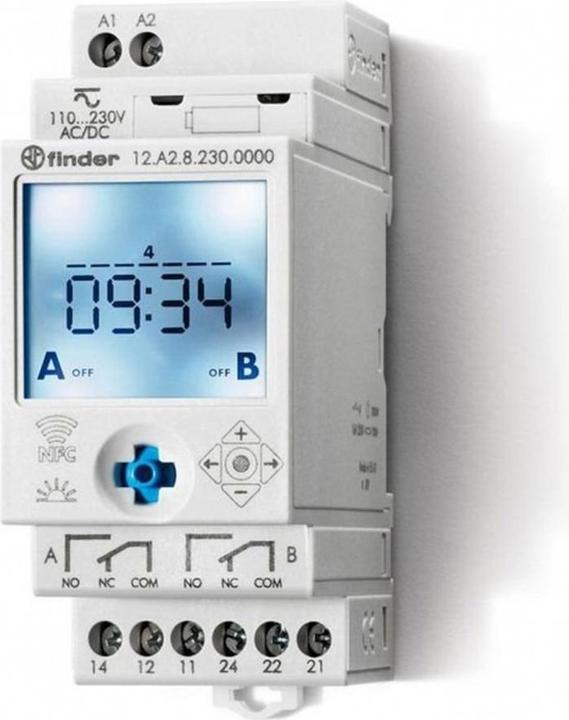 Produktbild Finder 12.A2.8.230.0000 Leistungsrelais Grau (2-Polig)