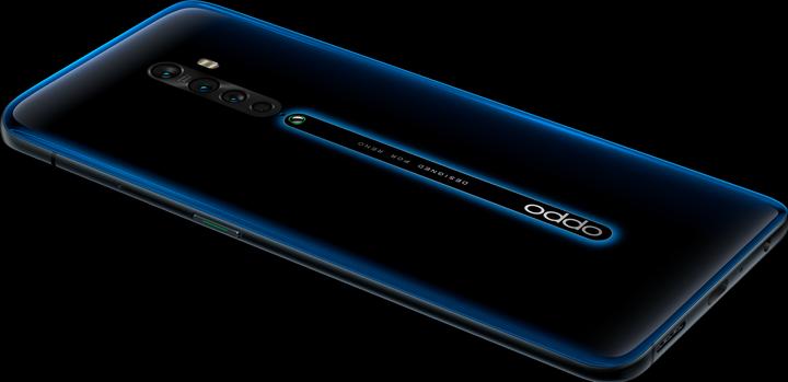 Image du produit OPPO Reno 2 (256 Go, Noir lumineux, 6.50", Double SIM hybride, 48 Mpx, 4G)