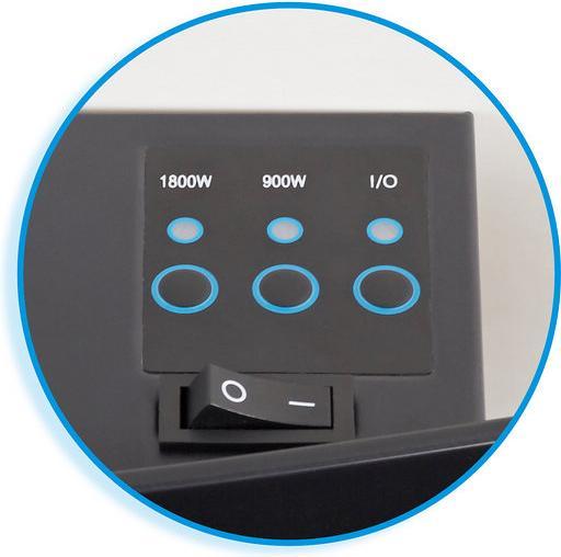 Produktbild Ohmex Elektrokamin OHM-HET-4530-COLOR, 2000 W (2000 W)