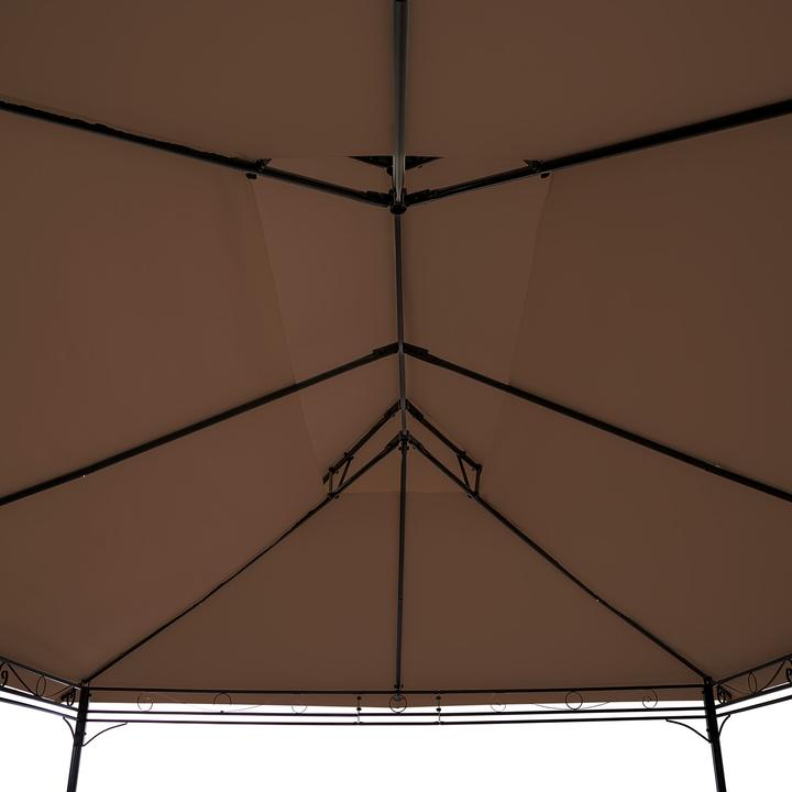 Produktbild tectake Luxus Garten Pavillon (400 cm, 300 cm)