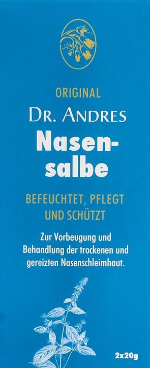 Actual product image Dr. Andres ANDRES Nasensalbe 2 Tb 20g (2 Piece)