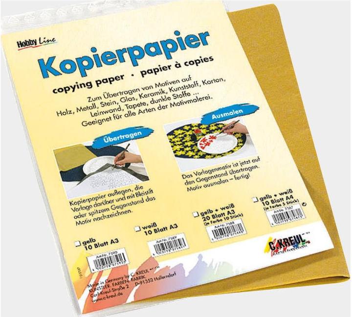 Produktbild Kreul Kohlepapier (190 g/m², 10 x, A3)