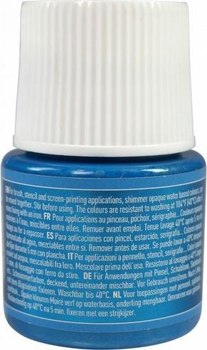Image du produit Pebeo Setacolor opaque (Bleu électrique chatoyant, 45 ml)