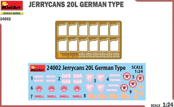 Actual product image 1:24 German petrol can 20L