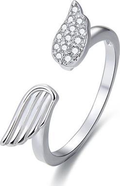 Immagine prodotto Beneto Anello aperto in argento con zirconi AGG336 - Circuito: 56 mm (L) (56)