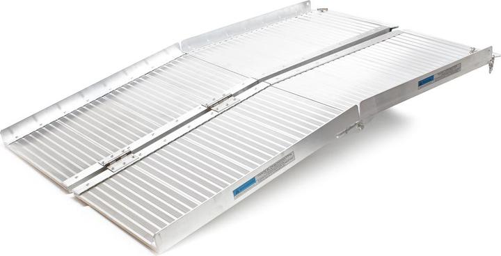 Actual product image Wiltec Wheelchair loading ramp Aluminum 2x foldable 152cm 270kg
