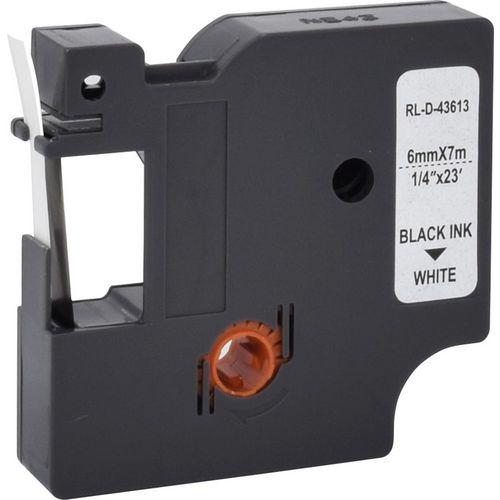 Produktbild Markenlos Schriftband 5DY43613-WT ABS Schwarz (0.60 cm, Schwarz)