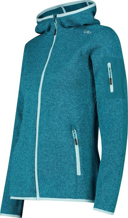 Produktbild CMP Campagnolo Women's Jacket Fix Hood Jacquard Knitted 3H19826 (34, XXS)