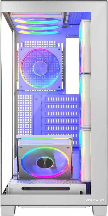 Actual product image Modecom Computergehäuse VOLCANO STELLAR ARGB MIDI 8F (ATX, mATX, Mini-ITX)