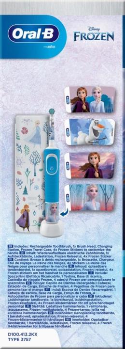 Produktbild Oral-B D100k Frozen 2 Gift Pack (Oszillierende Zahnbürste)
