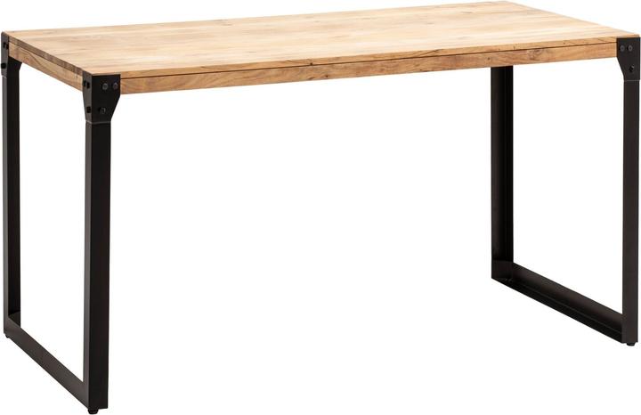 Produktbild FineBuy Esszimmertisch 120 cm Esstisch Akazie Holz Massiv Küchentisch Industrial (120 x 60 x 76 cm)
