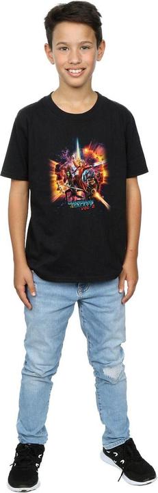 Produktbild Guardians Of The Galaxy Vol. 2 Team Poster TShirt Jungen (152, 158)