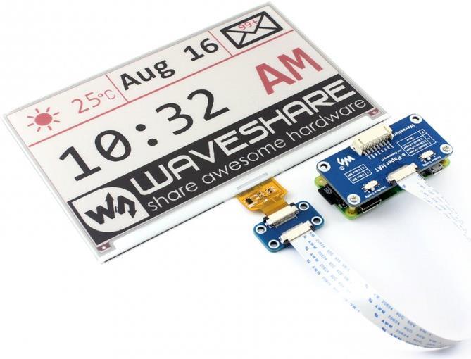 Immagine prodotto WaveShare Display ePaper 7.5 (Display)