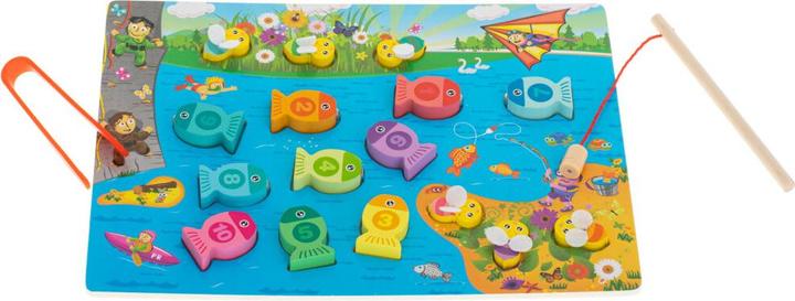 Image du produit Ikonka Jeu Montessori Bois Abeille Aimant Attraper Poisson