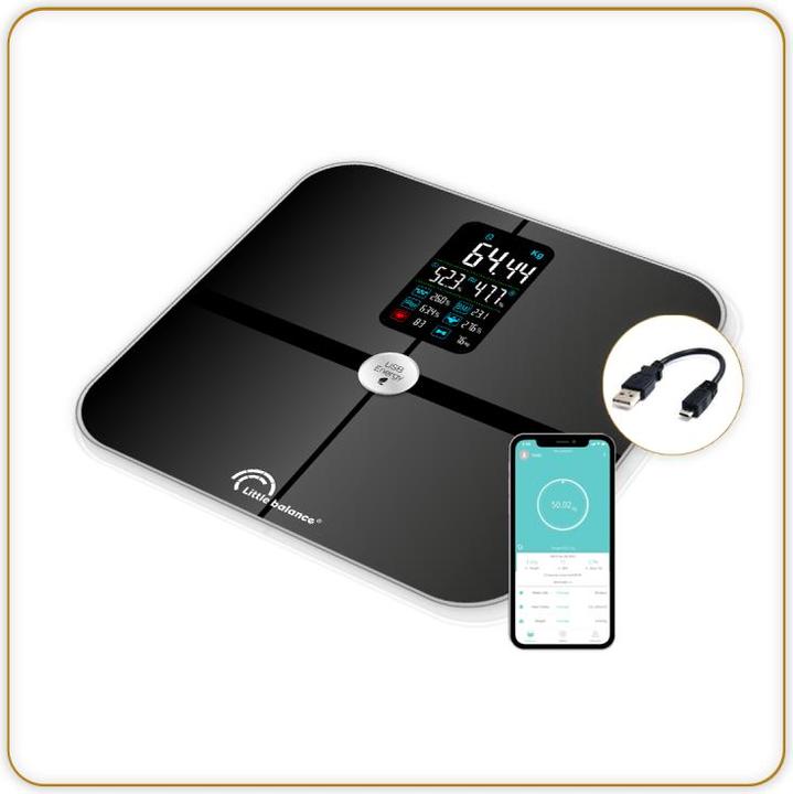Actual product image Little Balance Impédancemètre Fitdays Cardio Connect-4 USb (180 kg)