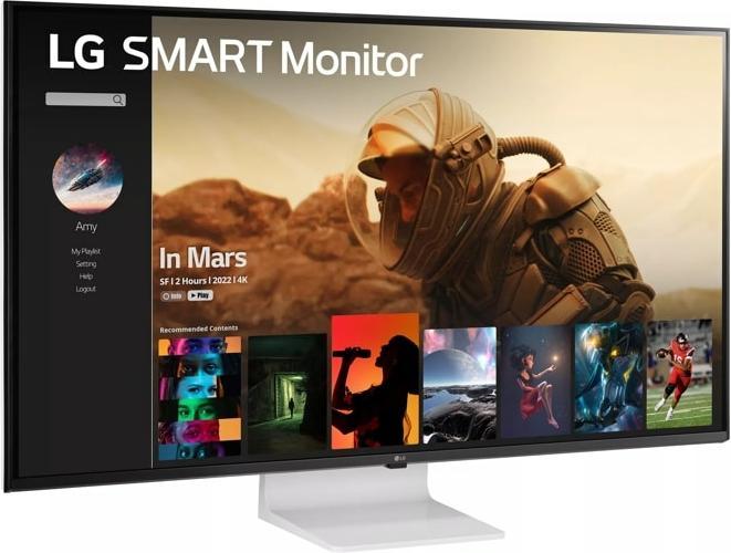 Produktbild LG Smart Monitor 43SQ700S-W (3840 x 2160 Pixel, 42.50")