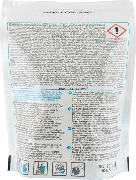 Produktbild Care + Protect Reinigungstabs all in one (Tabletten)