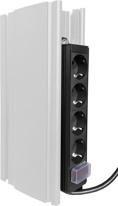 Actual product image Hagor CPS power strip 4-way socket strip suitable for CPS aluminium pillars