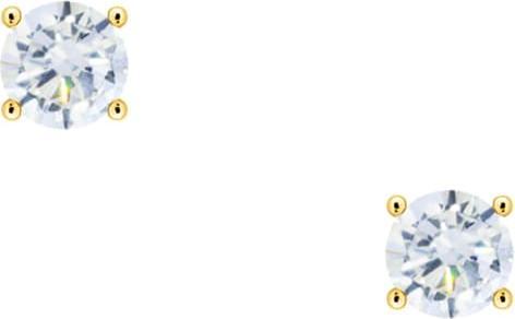 Candy Ohrstecker Demure, 925 Sterling Silber, vergoldet (925 Sterling Silber, 18k vergoldet, 925er Sterlingsilber)