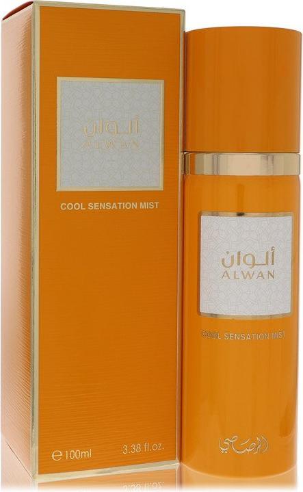 Rasasi Alwan Cool Sensation Mist für Unisex 3.38 Oz (Körperlotion, 100 ml)