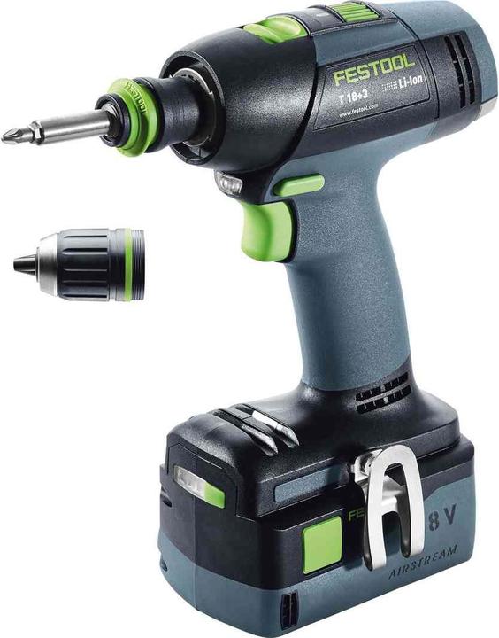 Festool T 18+3 Li 5,2-Plus (Akkubetrieb)
