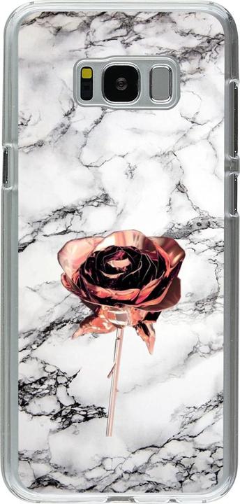 Produktbild PhoneLook Hülle transparent Marble Rose Gold (Samsung Galaxy S8+)